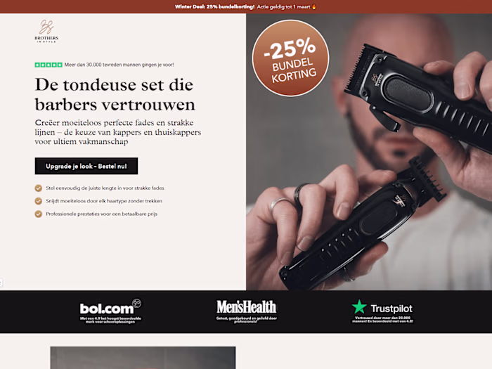 Brothers in Style – Figma to Instant Landing Page