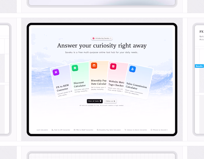 New year, new design. Saveku (https://saveku.com) website's ...