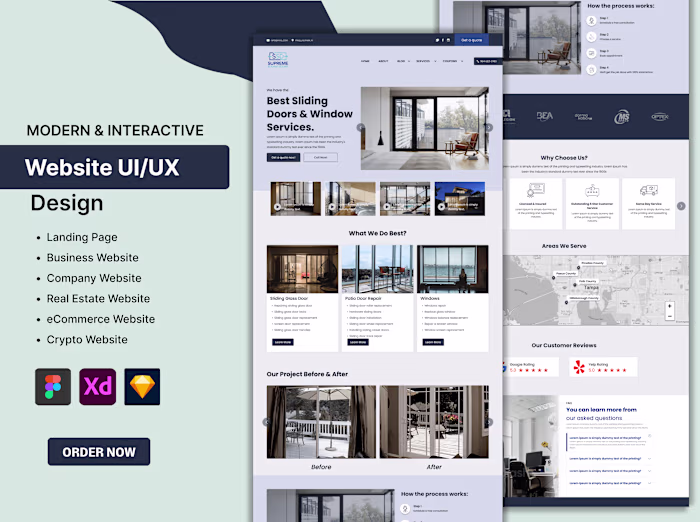 Supreme Sliding Door Website