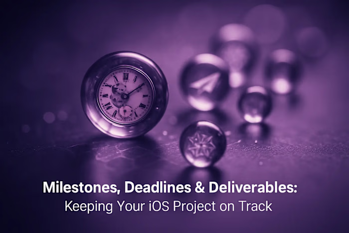 Milestones, Deadlines & Deliverables: Keeping Your iOS Project on Track
