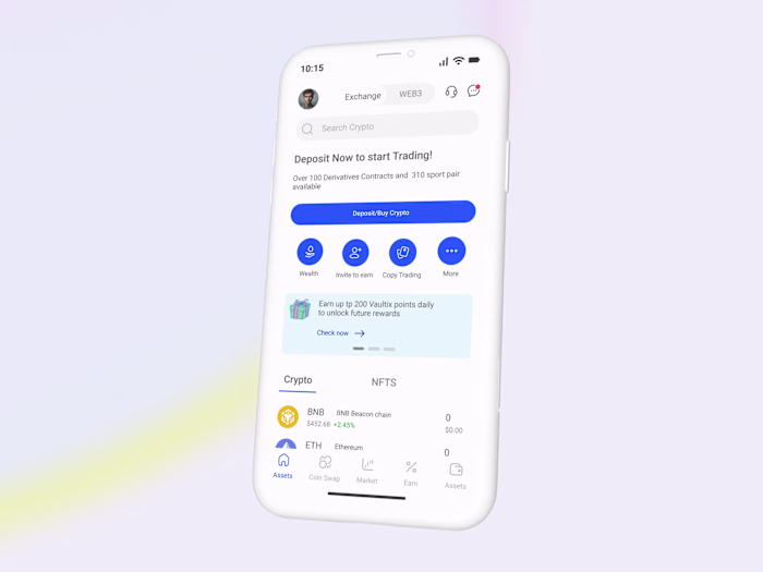 Vaultix App, Simplifying Crypto Through Human Centered Design