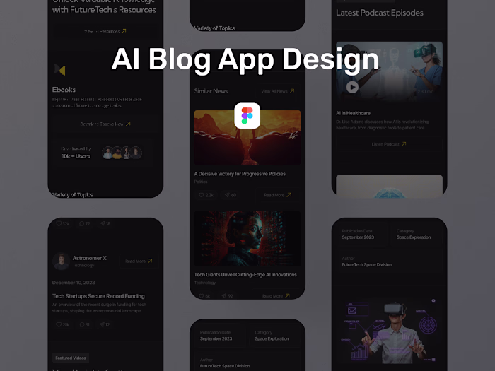 AI Blog APP Design