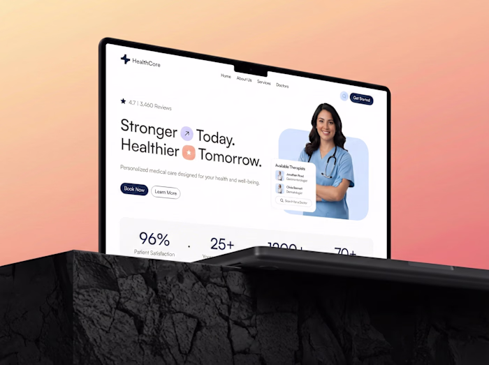 HealthCore | Healthcare Website Design