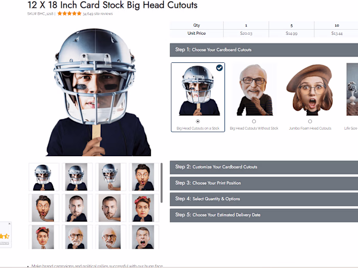 Web Scraping all imprint.com products using selenium