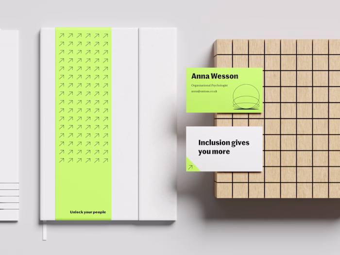 Brand identity and website design for an inclusive business