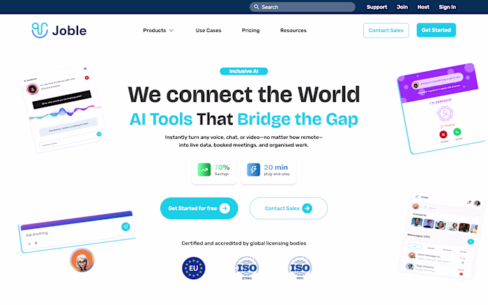Joble - Real Communication System Design and Development