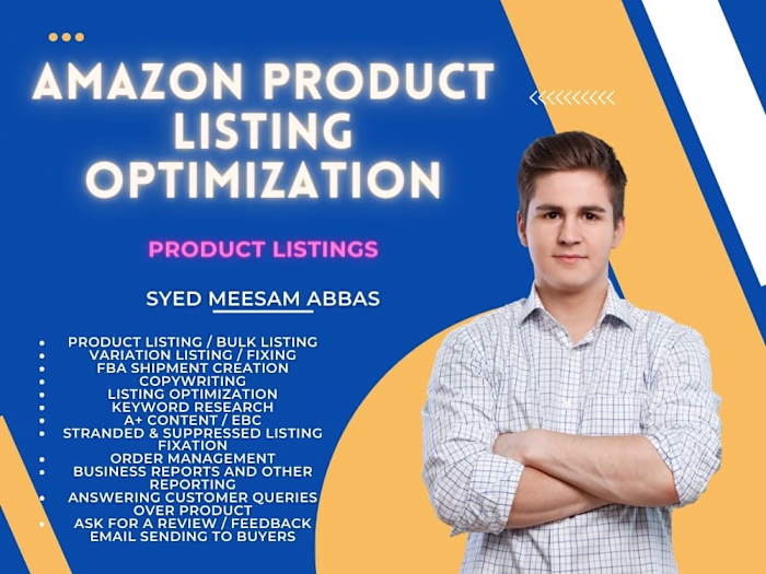 I will manage your Amazon seller account and Amazon sales copy