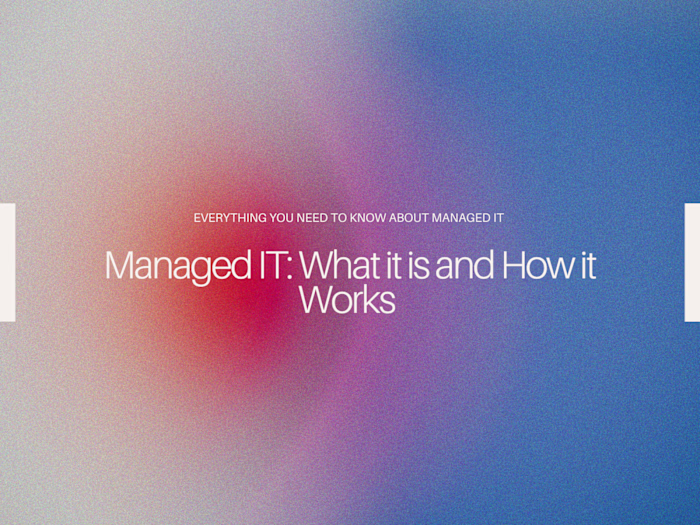 Managed IT Services for Small Businesses and Smart Homes