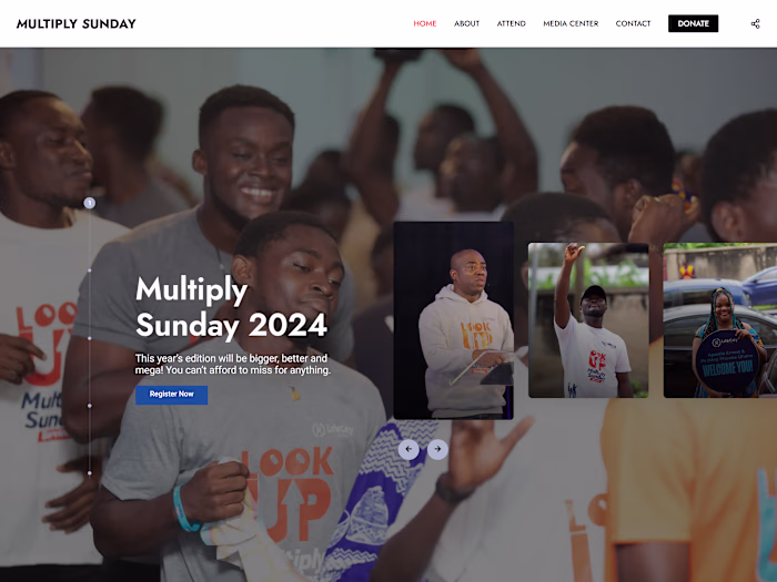Multiply Sunday Website