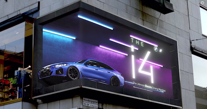 BMW anamorphic campaign