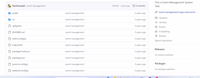 Event Management System
A backend-driven Event