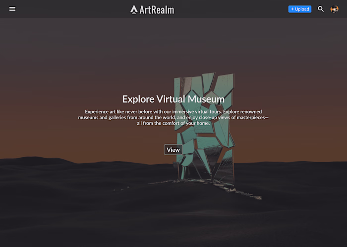 ArtRealm - Digital Art Museum Web App