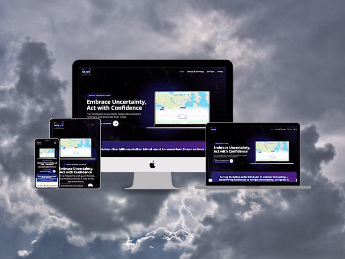 Website Design & Development | Weather AI | Wix Studio