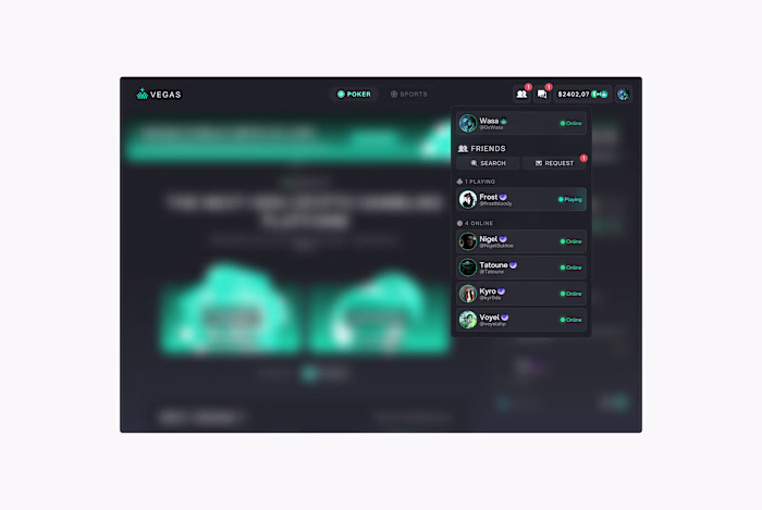 Vegas - Product Design /