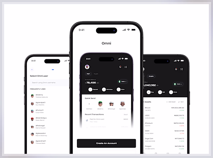 Omni: Streamlining Crypto and Traditional Currencies.