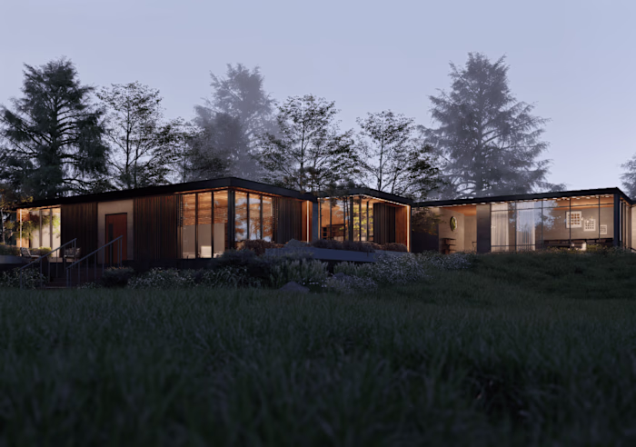 Modeling Housing Modules in the Forest
