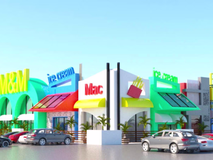 Creative Design for multiple facades (shops)