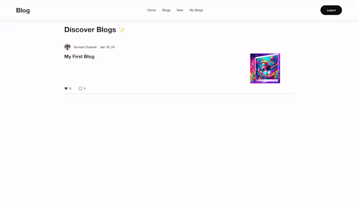 Blog Web-application using Flask
