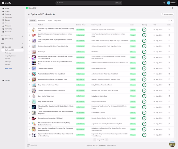 Product Optimization & Research