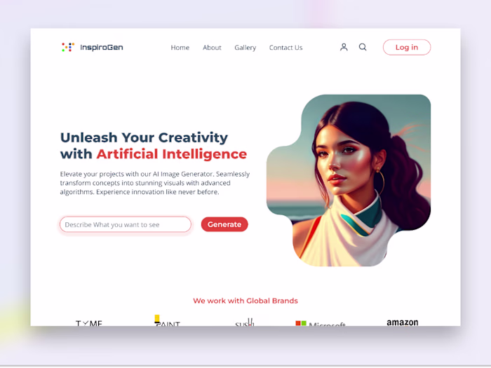 InspiroGen Website Design and Development 