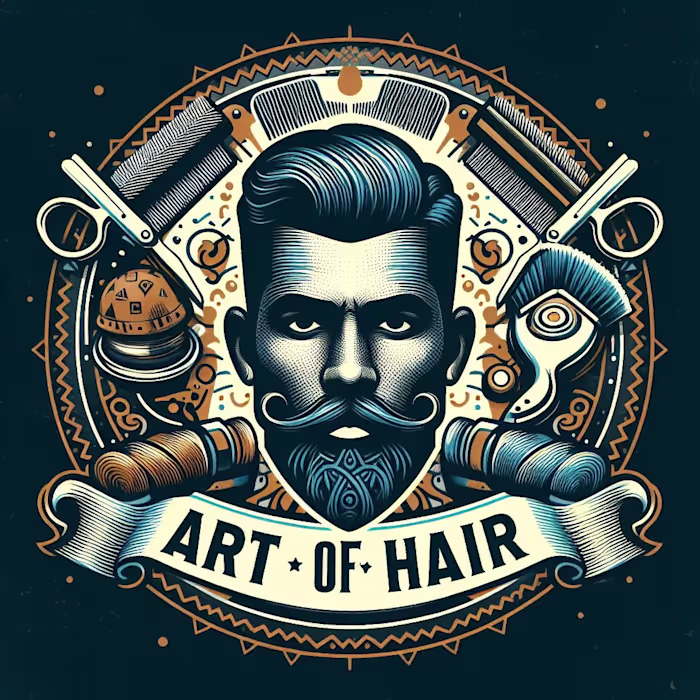 A Logo for a Hair salon named Art of Hair 
