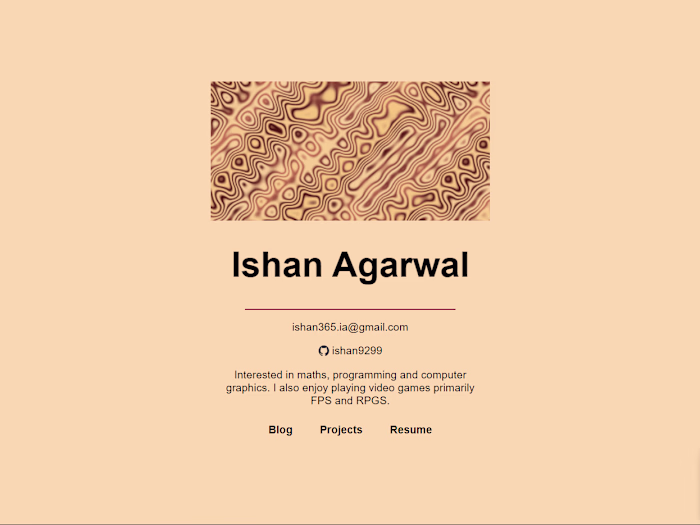 Ishan’s Website