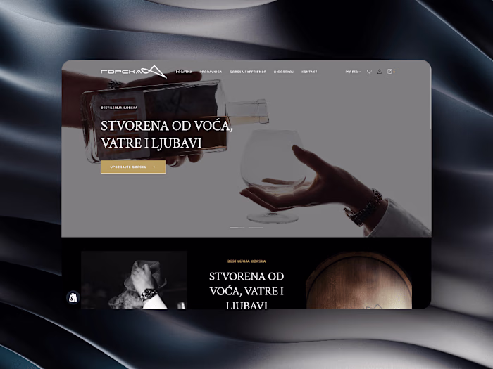 Shopify Website for Gorska