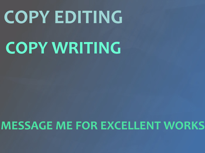 Copy Writing and Content Writing