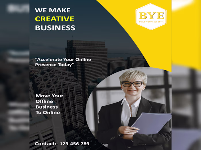 Corporate Social Media Poster Design