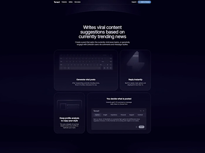 In-Browser AI Assistant for Professional Social Networks
