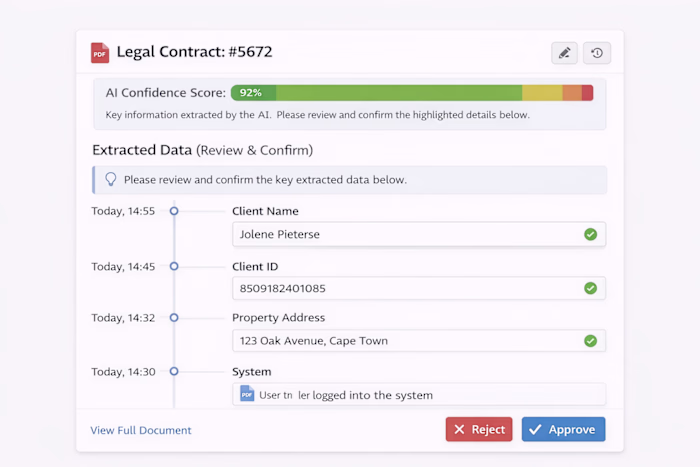 High-Fidelity AI Extraction & Validation