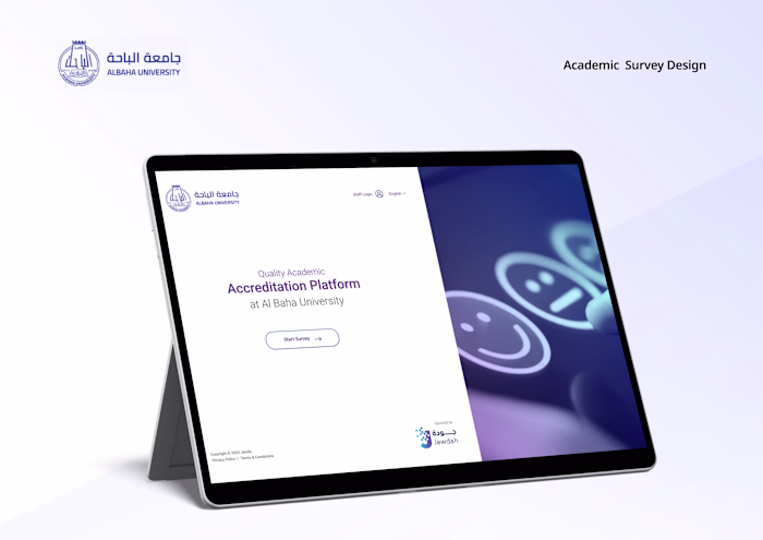 Academic Survey Platform Design for Al-Baha University