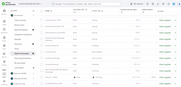 Bank & Credit Card Reconciliation