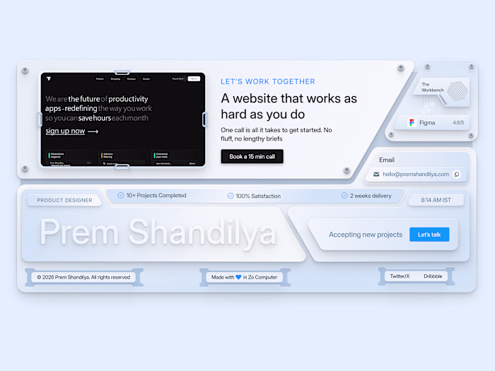 Last week, experimenting with new