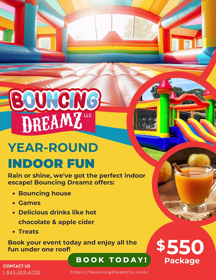 Seasonal Promotional Flyers for Bouncing Dreamz LLC