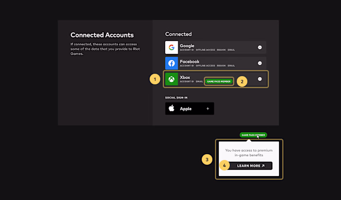 Riot Games GamePass (Web Linking) 