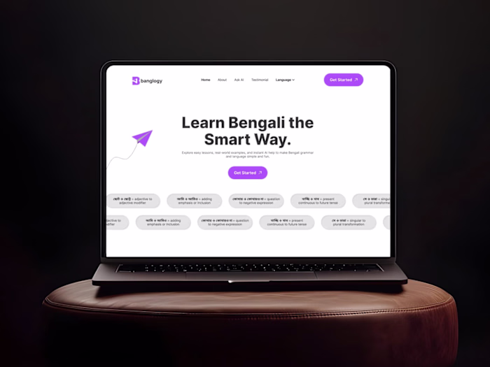 Banglogy: Simplifying Bengali Learning Website Design