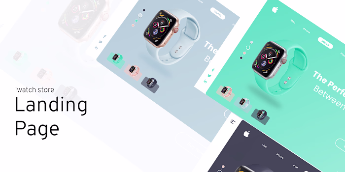 Timeless Design: iWatch Landing Page