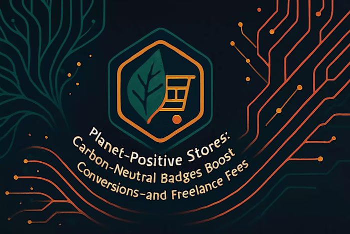 Planet-Positive Stores: Carbon-Neutral Badges That Boost Conversions—and Freelance Fees