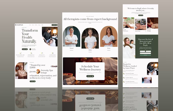 Sample WordPress Wellness Website