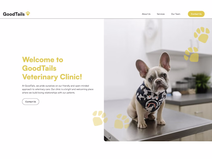 Vet Clinic - Website Design and Webflow Development 