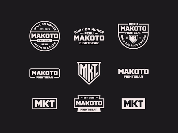 Brand Identity Development for Makoto Fightgear