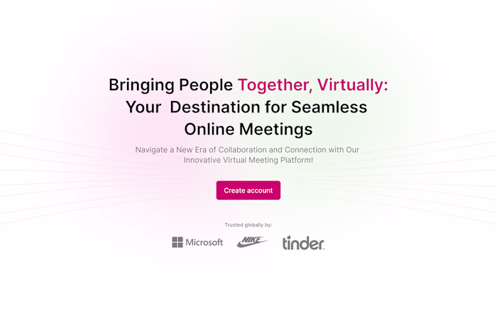 Meet Messaging Marketing Website Design and Development