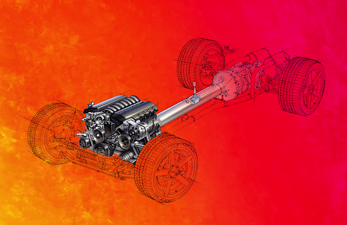 Corvette Drivetrain Illustration