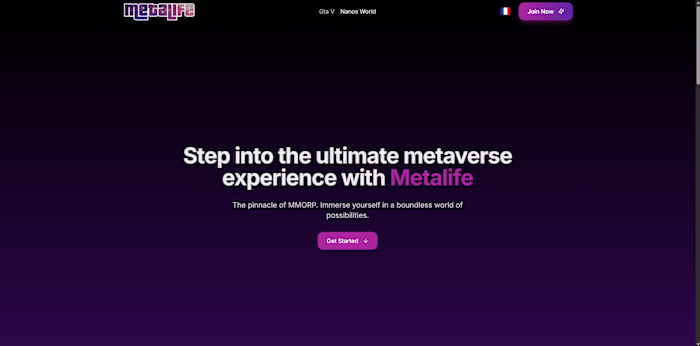 Landing Page for a Game Project