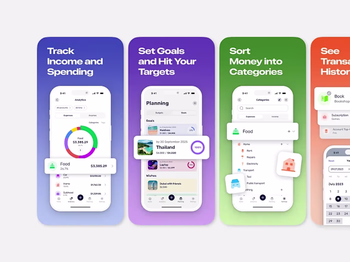 Budget Tracker App Screenshots