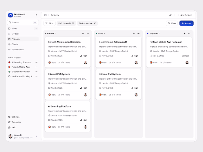 Project Management - Kanban View ✨ Designed for teams runnin...