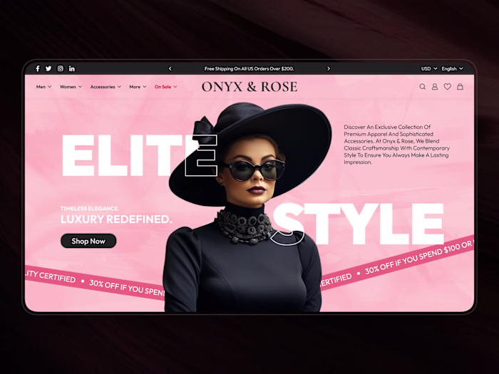 ✨ ONYX & ROSE |