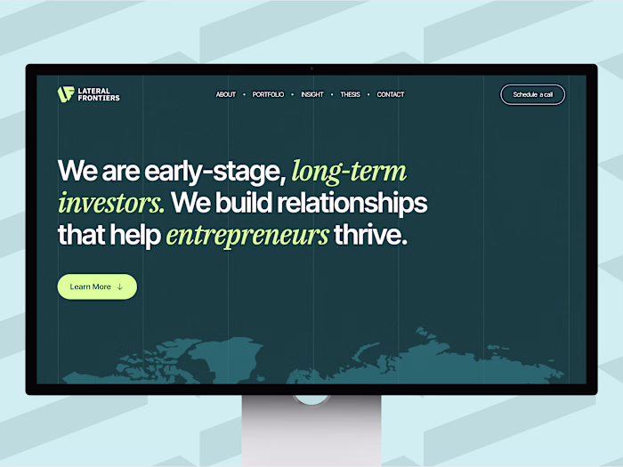 Lateral Frontiers Website Redesign