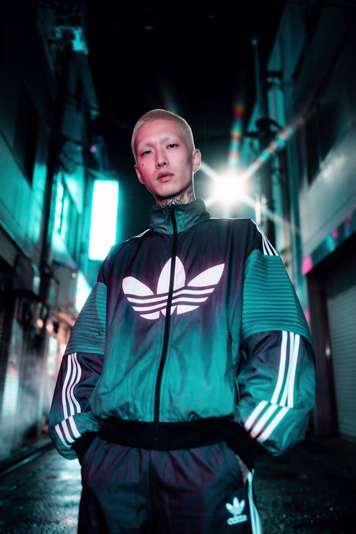 Fashion campaign concept blending cyberpunk